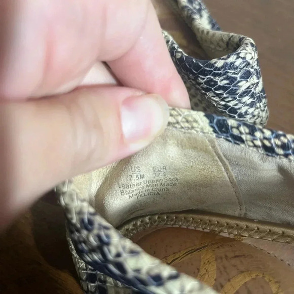 Sam Edelman Felicia snake print flats size 7.5 M‎ - Picture 5 of 8
